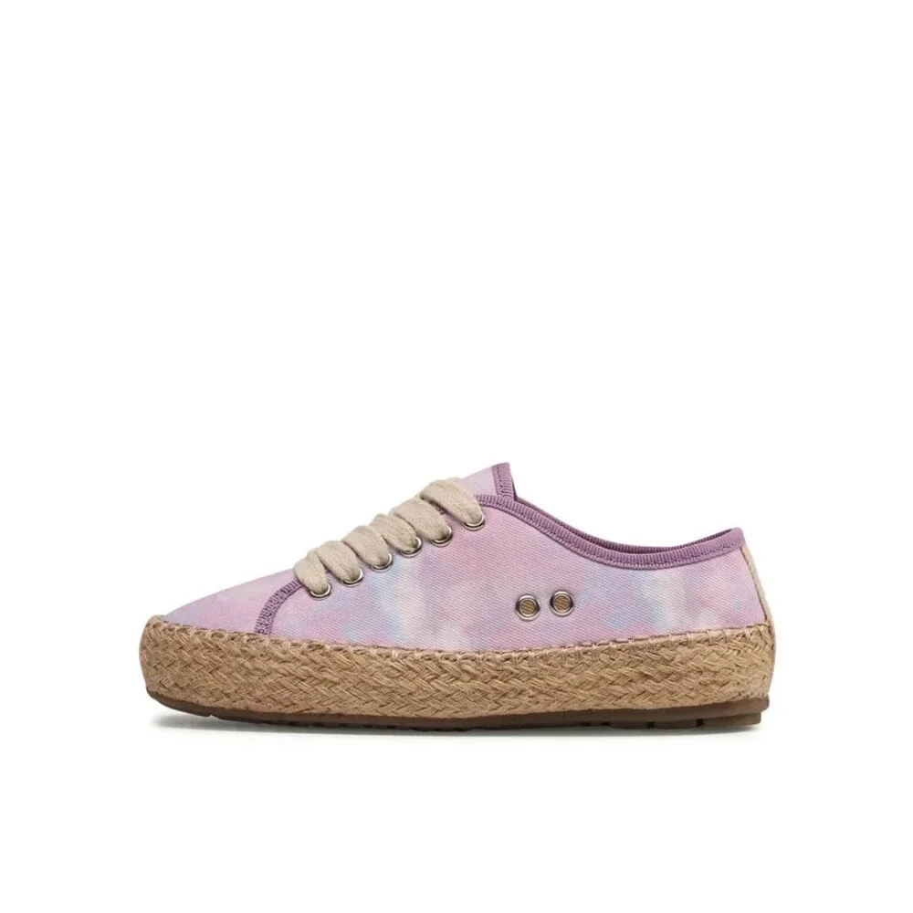 EMU Australia Agonis T12669 Kids US 3 Pink Tie-Dye Canvas Comfort Shoes JOBB623